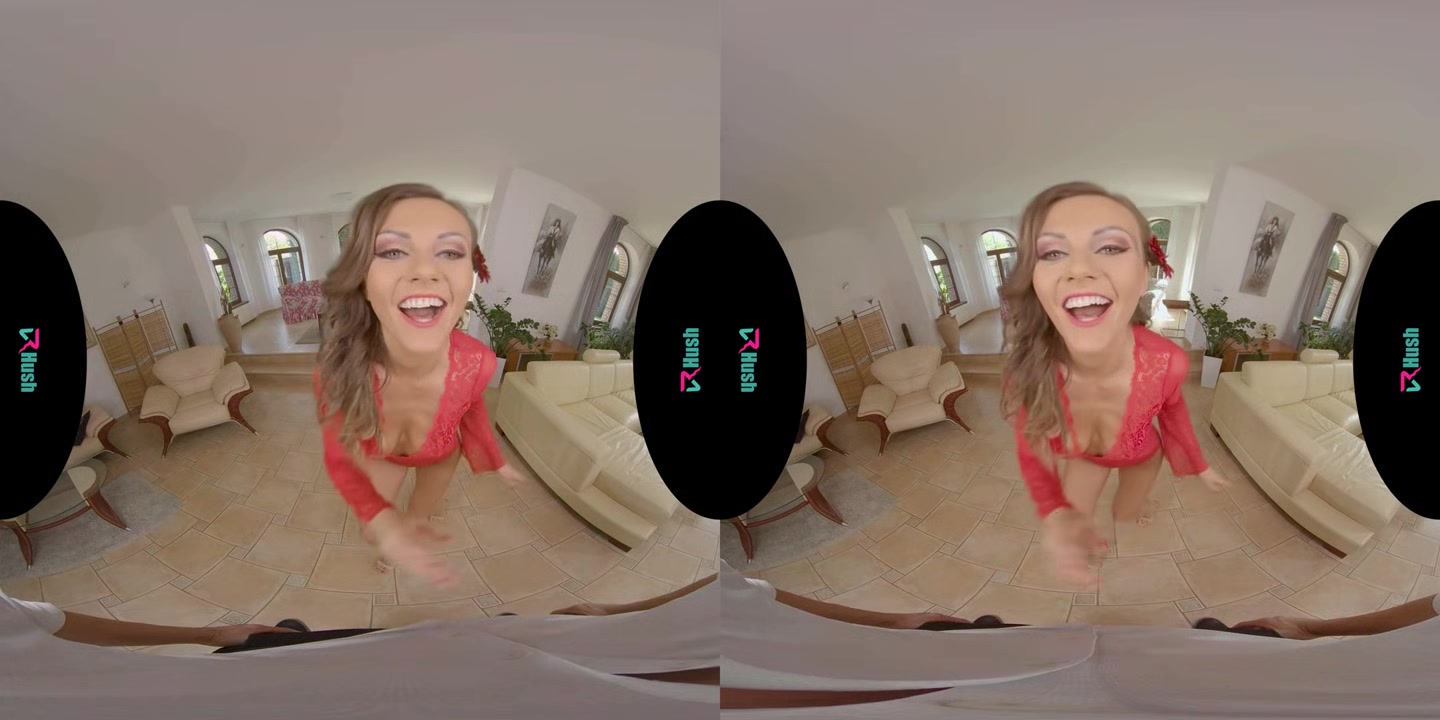 VRHUSH Smoking hot brunette Tina Kay takes your cock in VR