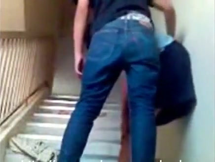 Asian student 18+ Doggystyle Quickie