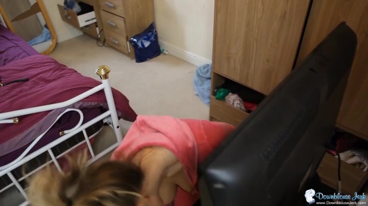 Louise in Tits On TV - DownblouseJerk