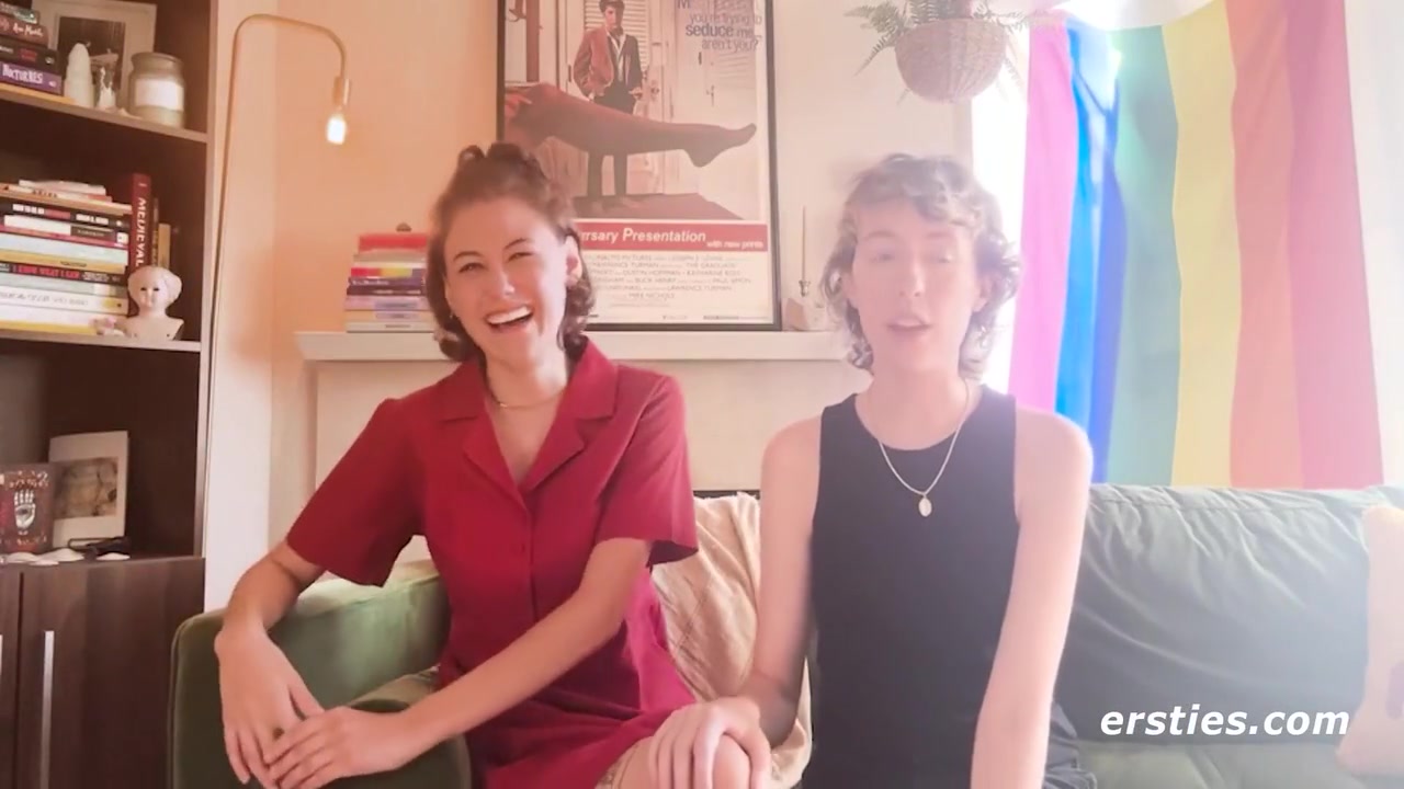Sexy Lesbian Couple Get Intimate With Each Others Outside