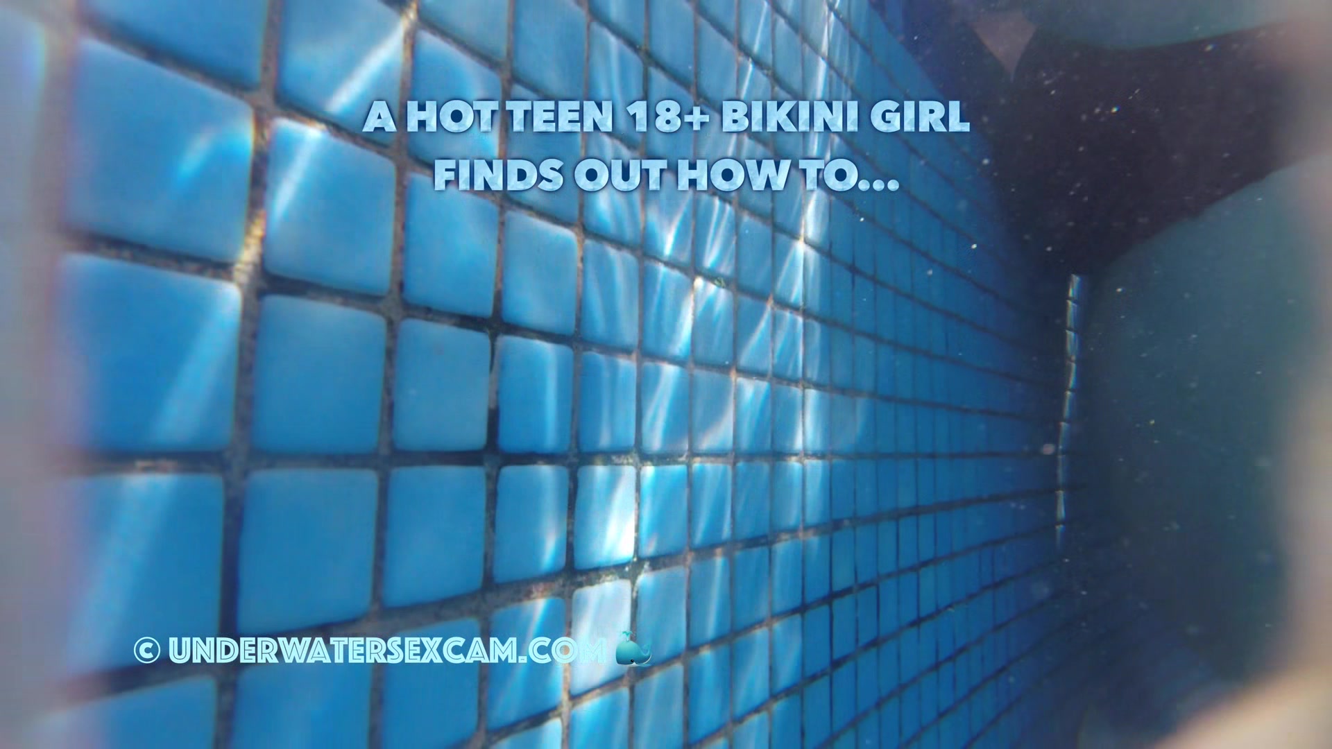 HOT BIKINI TEEN18+ MASTURBATES IN A PUBLIC POOL WITH AN UNDERWATER JET STREAM