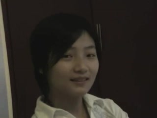 Pretty Asian girl demonstrates her tasty beauties
