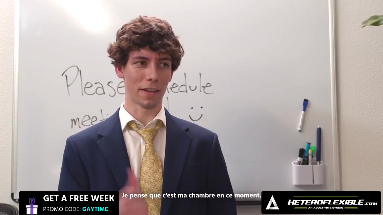 Cristiano Bellani And Derek Kage In Fucks Coworker Cristiano After Caught Jerking Off - French Subtitles