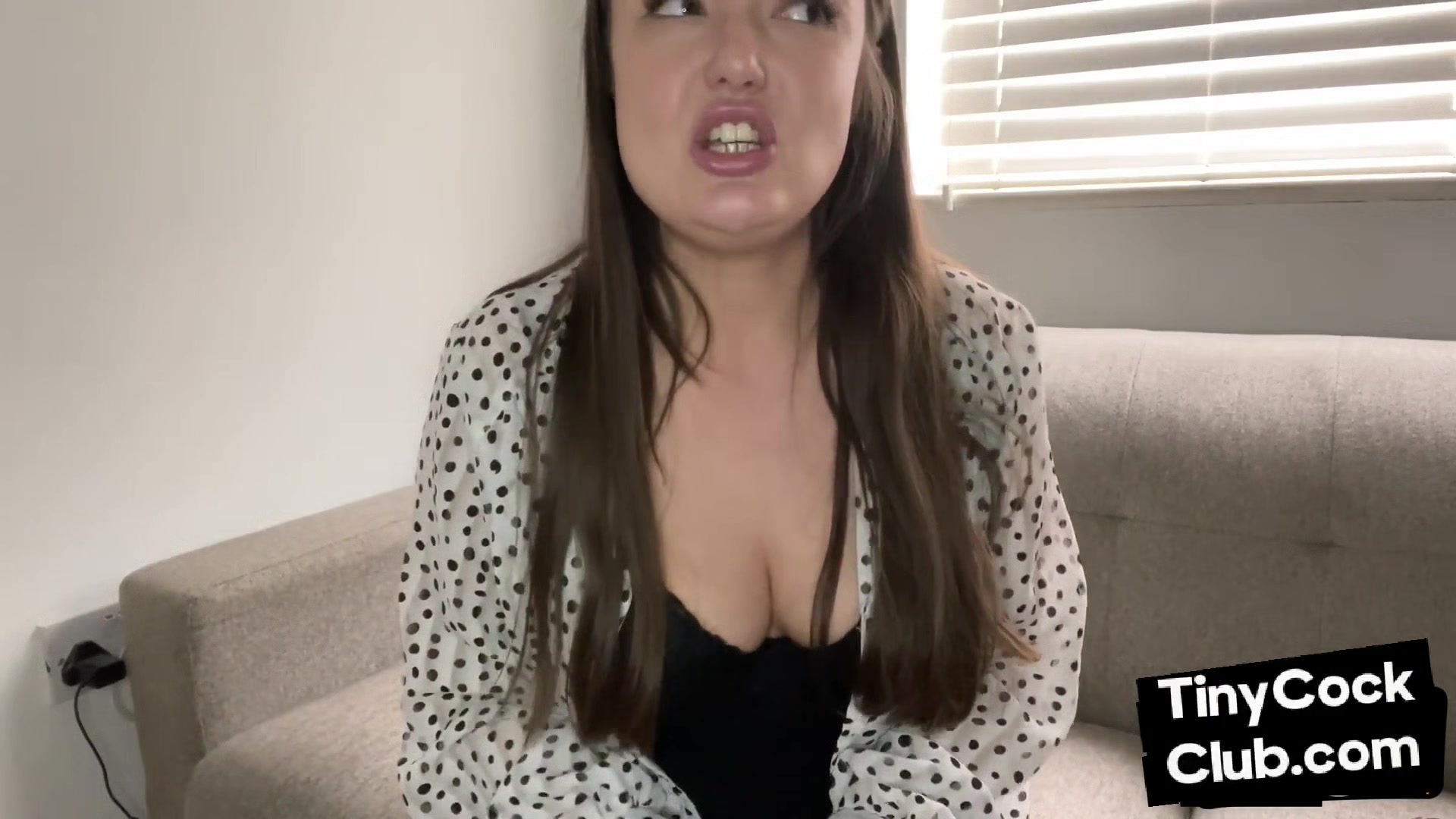 Amateur SPH femme teasing microdick