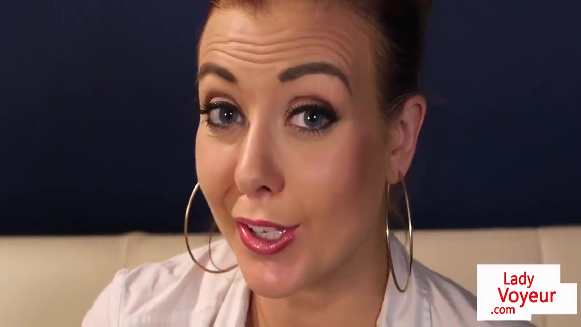 Busty Cfnm Office Cougar Gives Joi To Sub Guy
