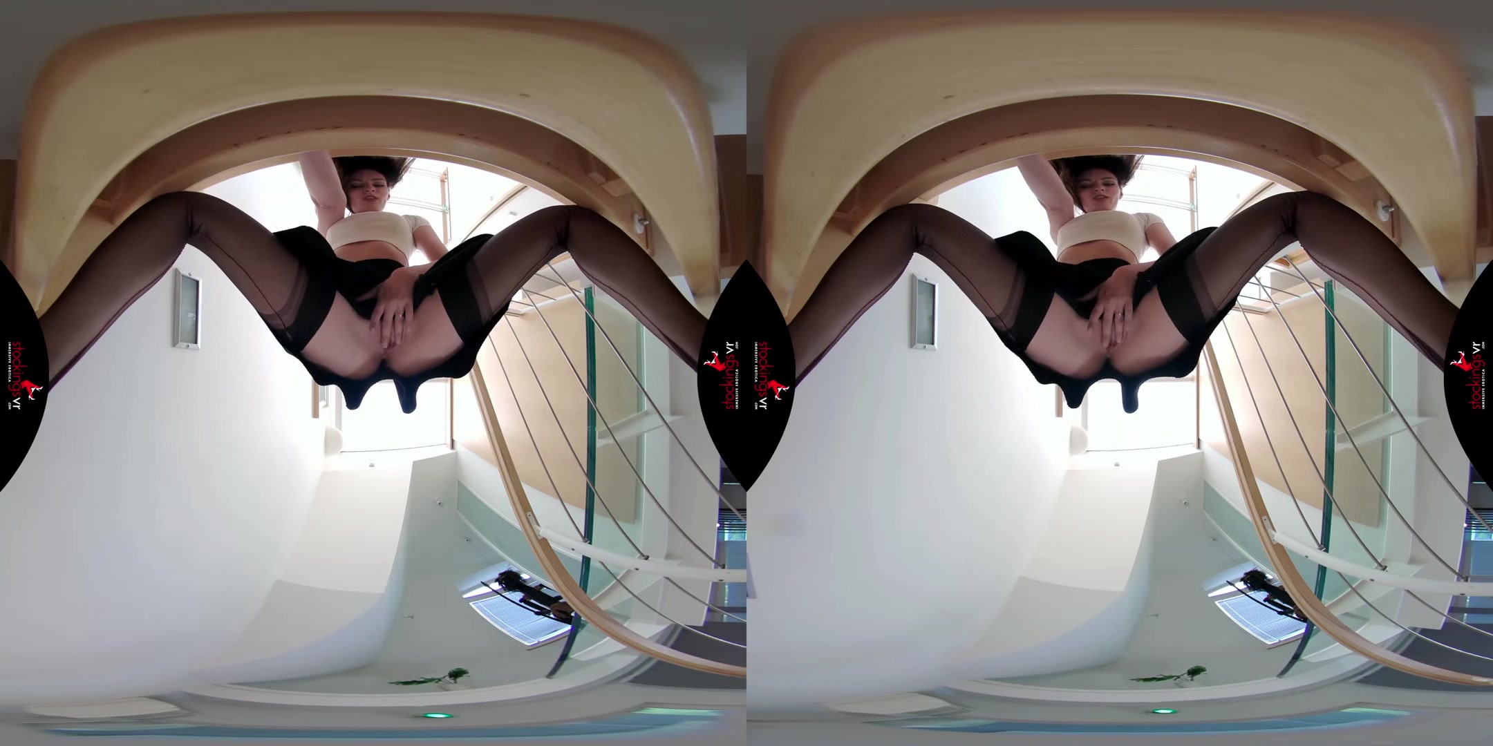 The view under Leannes skirt starring Leanne Lace