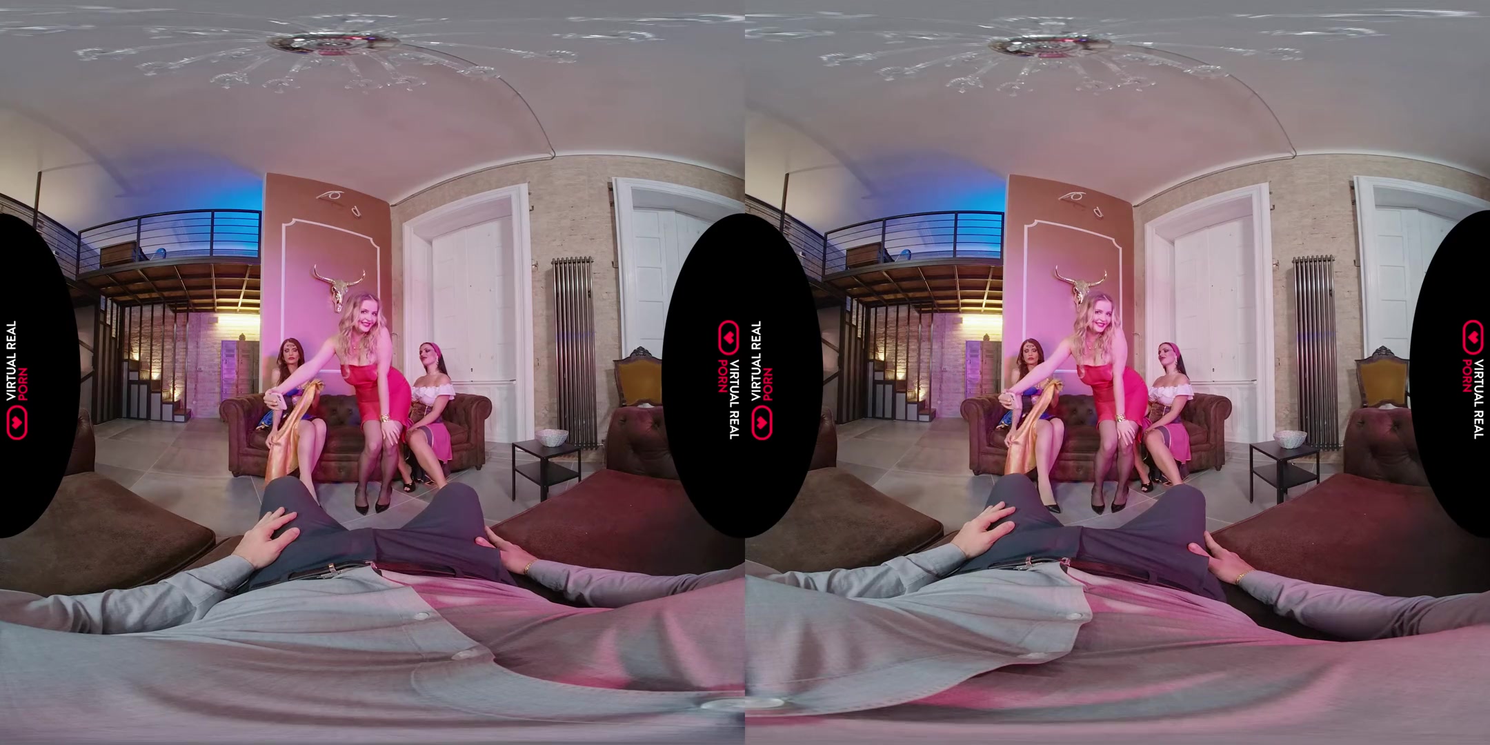 Live Experience - FFFM Foursome Orgy with Big Tits Pornstars