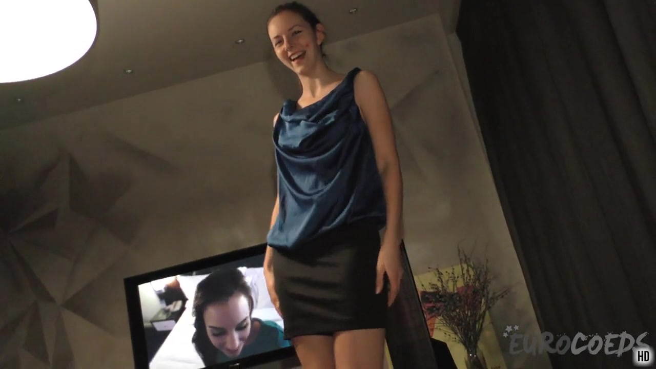 21yo Virgin Rebeka Strip Tease Then Glass Dildo Fuck With Juicy Closeups - EuroCoeds