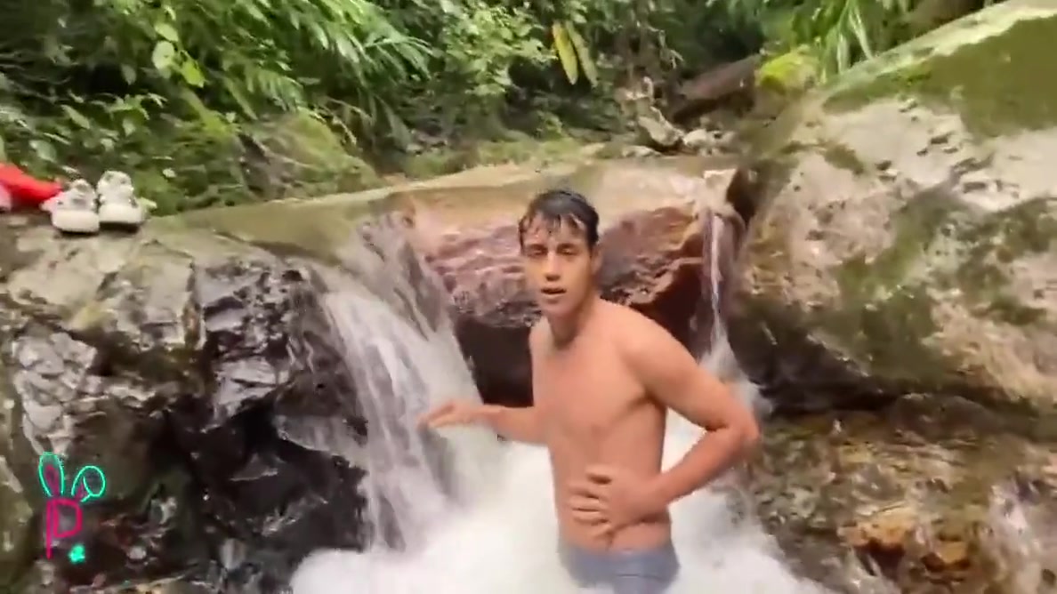This Latin Guy Loves To Get Nude In The River