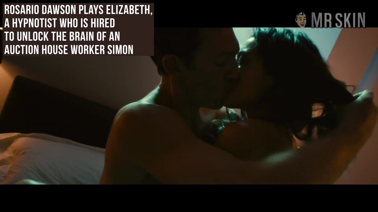 Anatomy of a Nude Scene: Rosario Dawson Laid Bare for Danny Boyle's 'Trance' - Mr.Skin