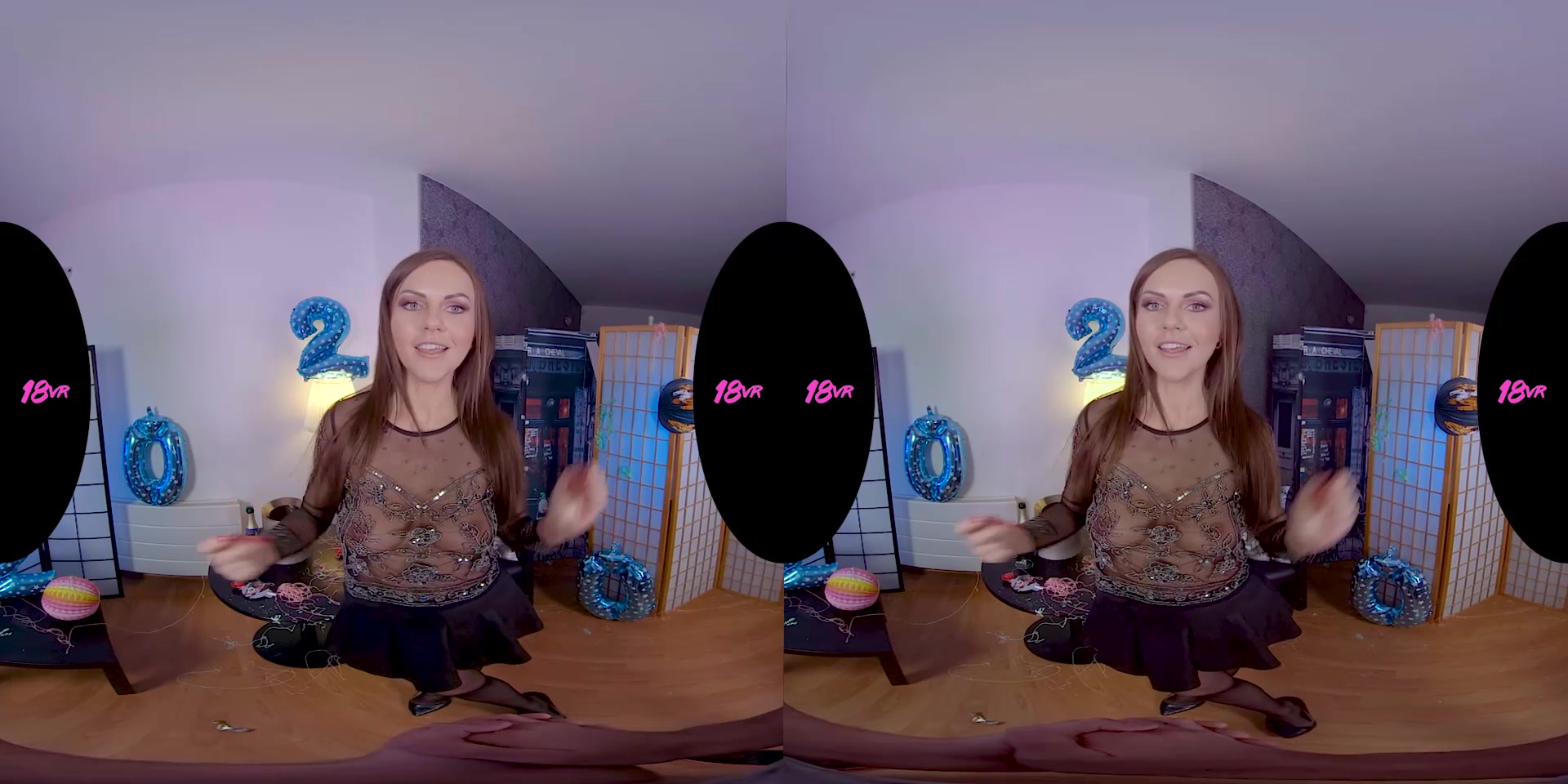 Charlie Red & Tina Kay & Marilyn Sugar in 12 Strokes At Midnight - 18VR
