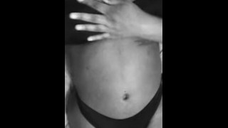 Lil dirty slut rubbing on her fat pussy