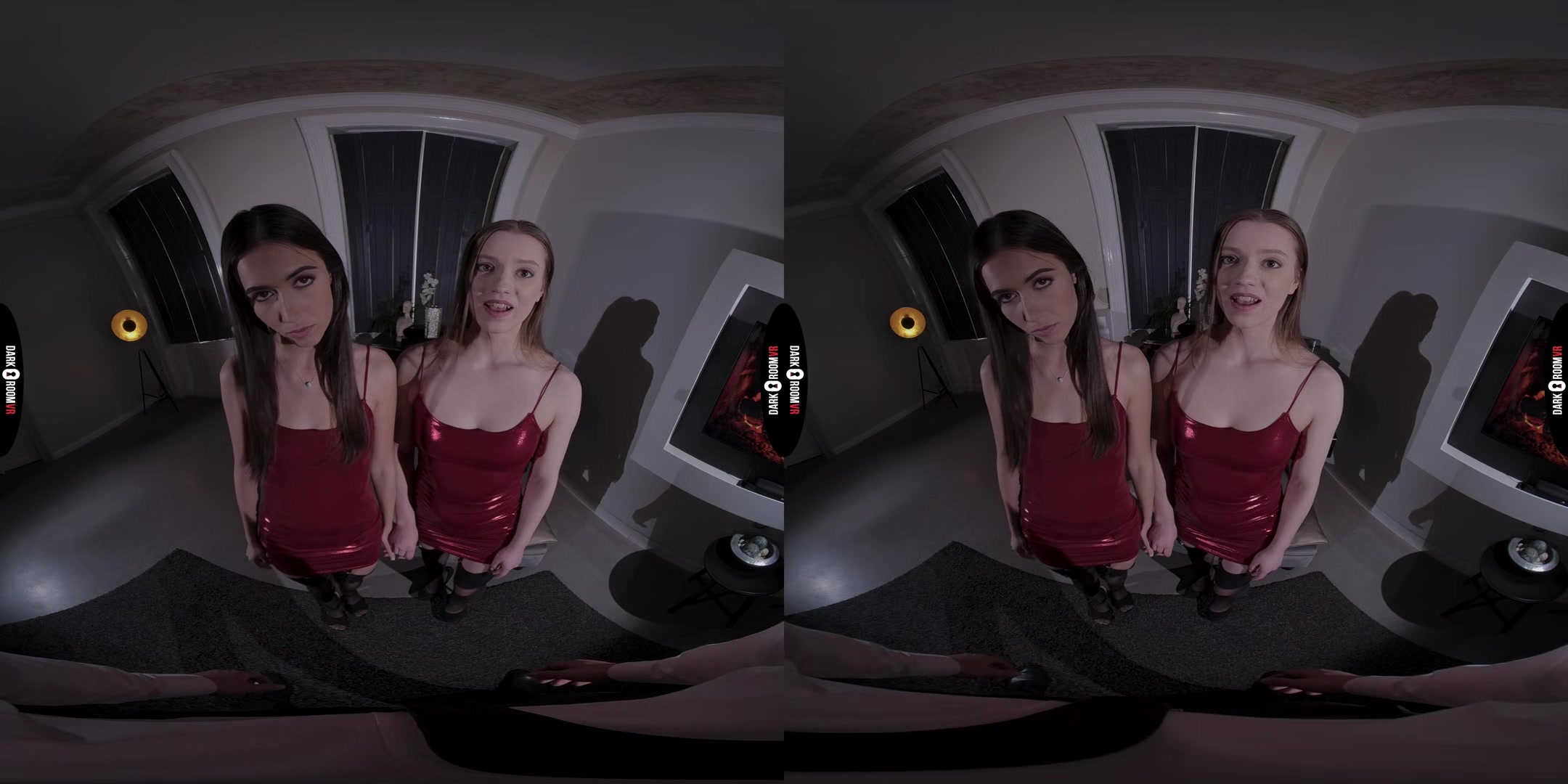 Mia Split & Sandralyd VR Porn: Play Together Cum Together - DarkRoomVR