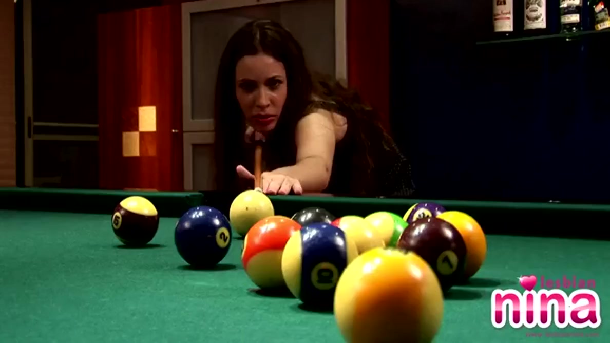 Pool And Pussy Play On The Table