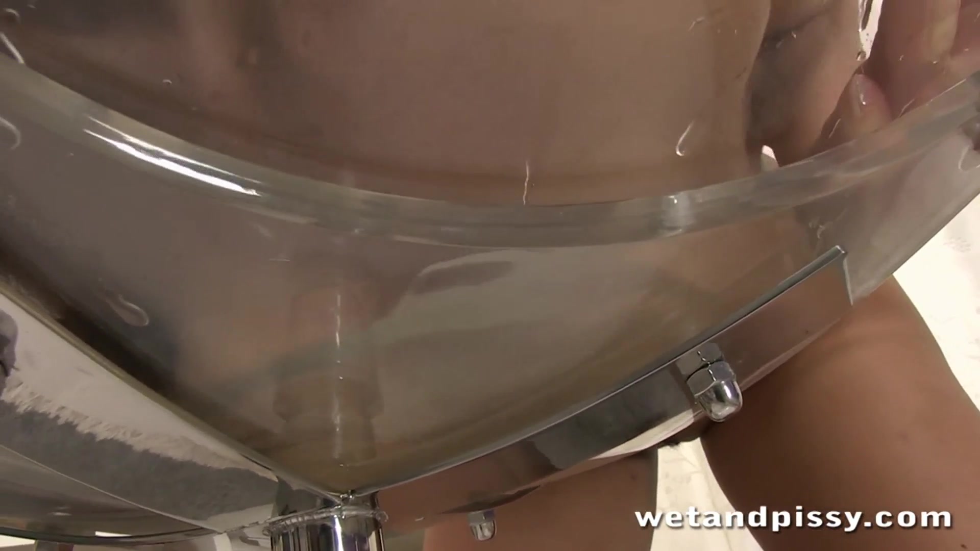 Hot chick pees in a big baloon with joyHot chick pees in a big baloon with joy
