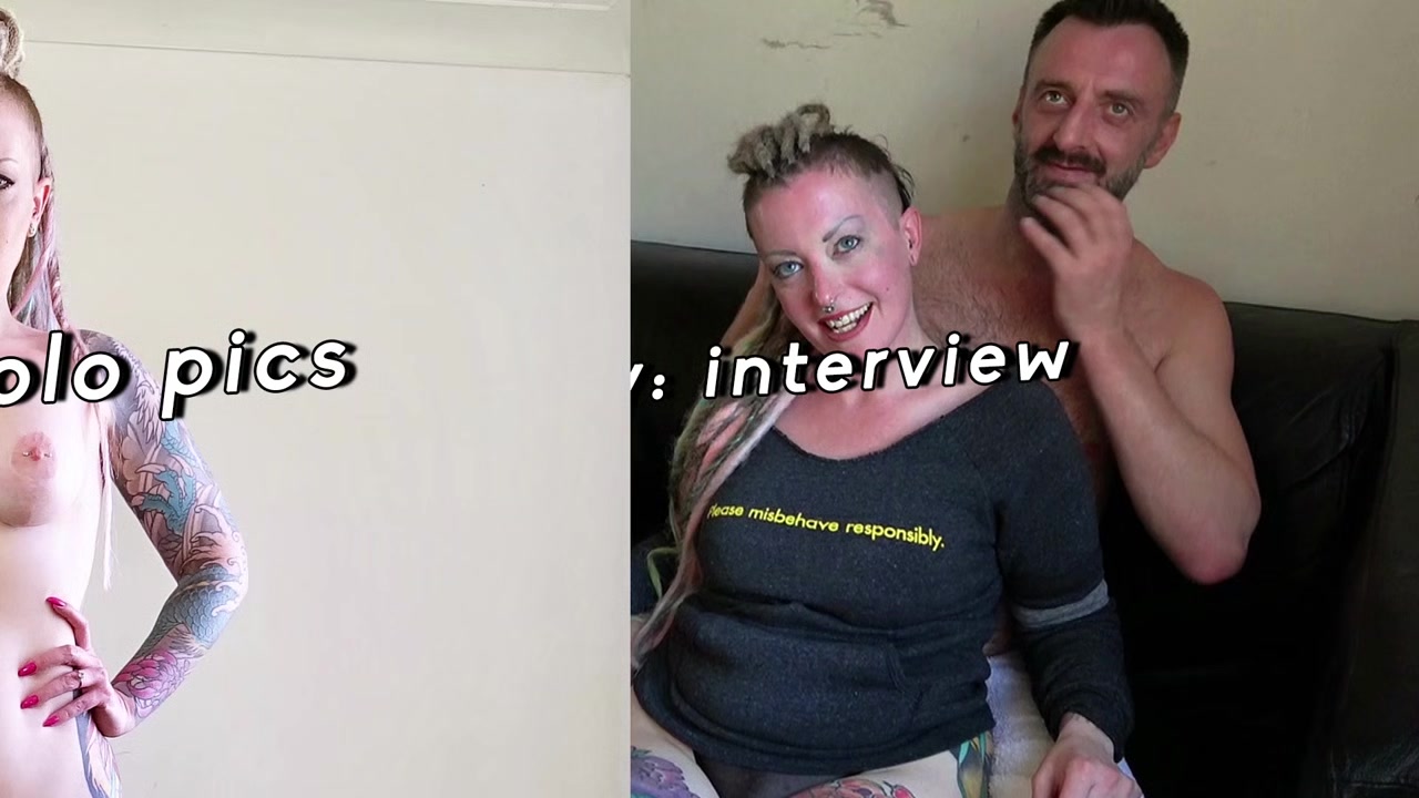 Fully tattooed subslut Piggy Mouth slammed by rough dom