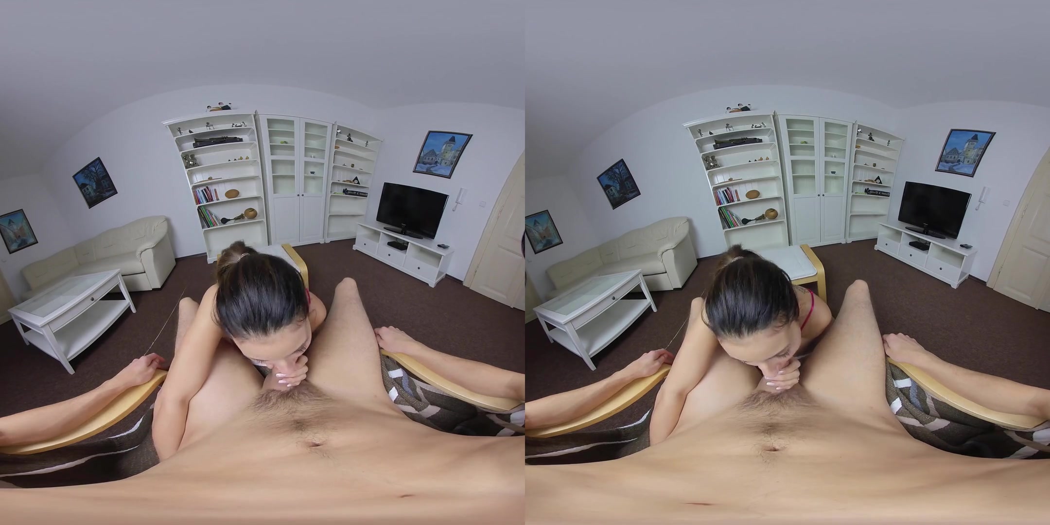 Blow Job With Tiny Tina - Virtual Reality Oral Sex with Petite Pornstar