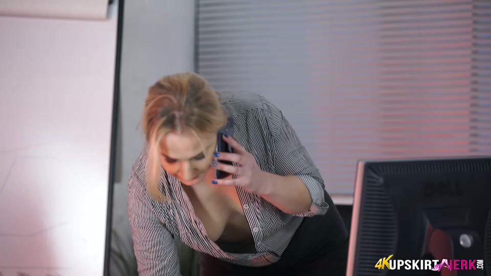 Aston Wilde in Office Interview Spy - DownblouseJerk