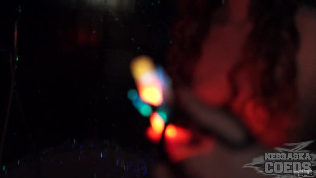 Glowstick Experiment With Areana Behind The Scenes - NebraskaCoeds