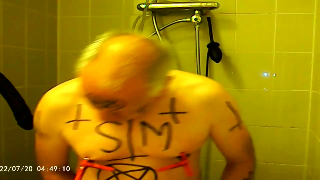 Satan Slave Gets A Satan Enema