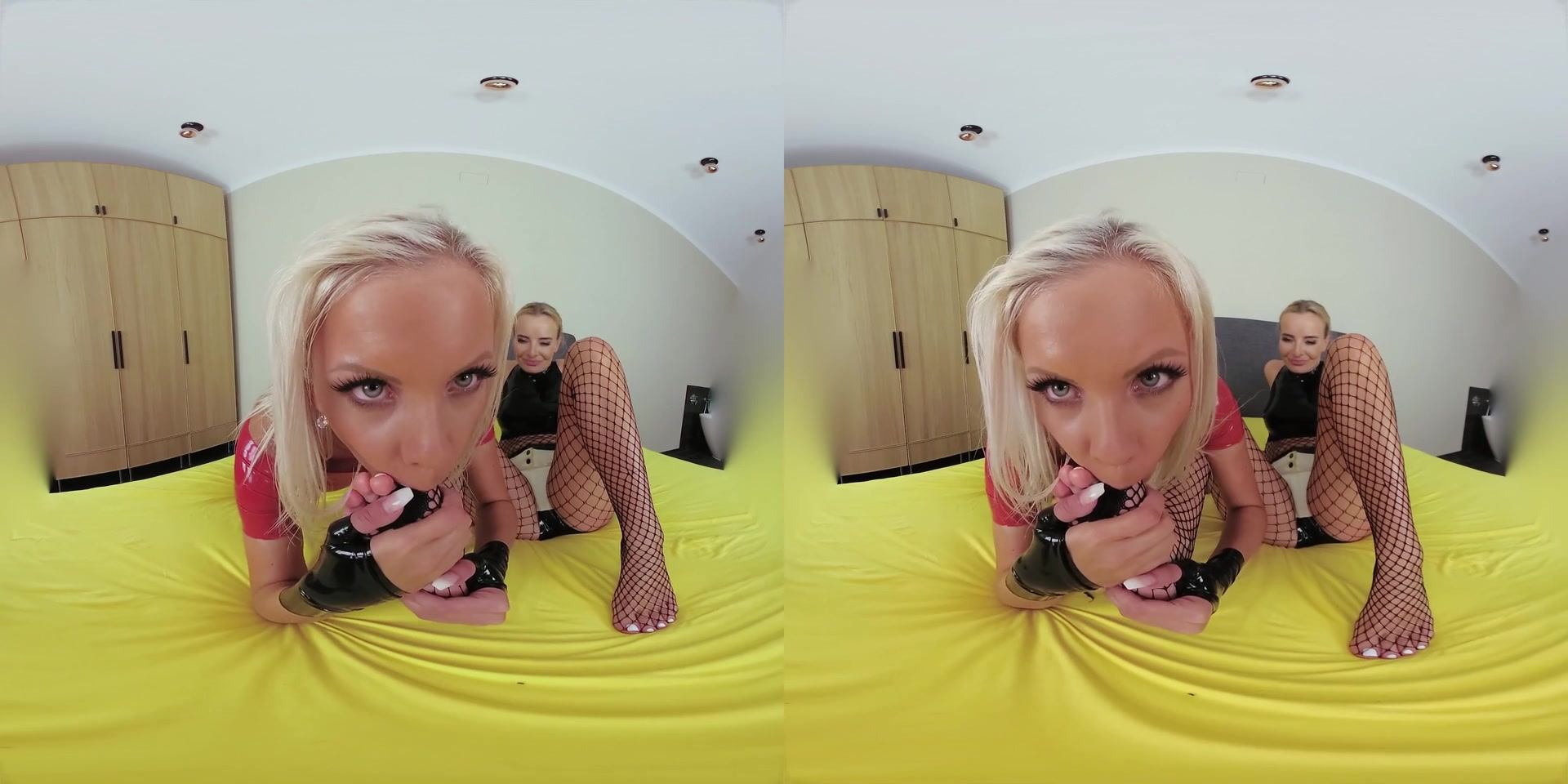CzechVRFetish 204 German Latex Lesbians