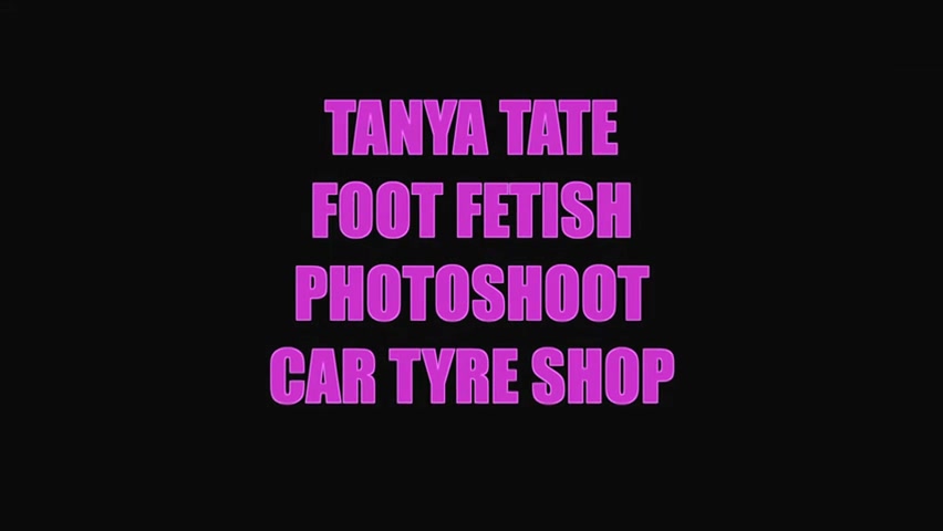 Foot Fetish Tanya Tate Shows Off Feet In Garage Behind The Scenes - Sex Movies Featuring Tanya Tate