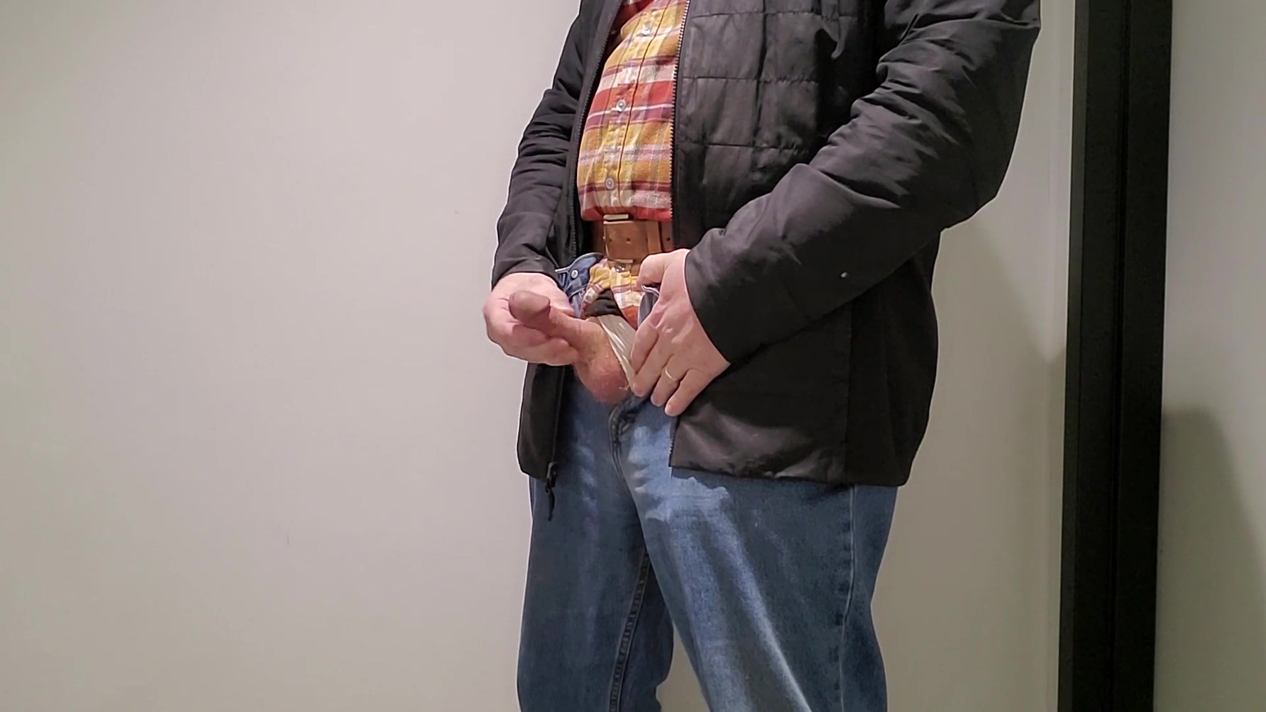 Cumming In Public Almost Caught