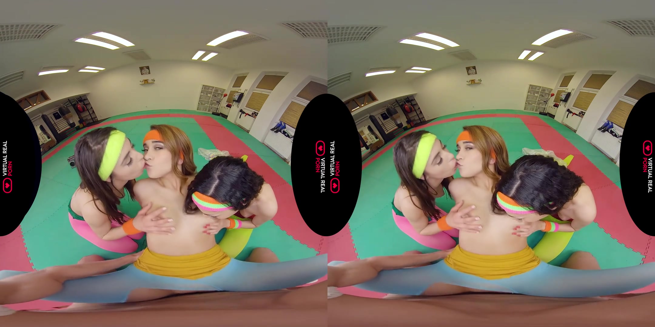 In The Back Of Aerobics - FFFM Orgy With Hot Pornstars