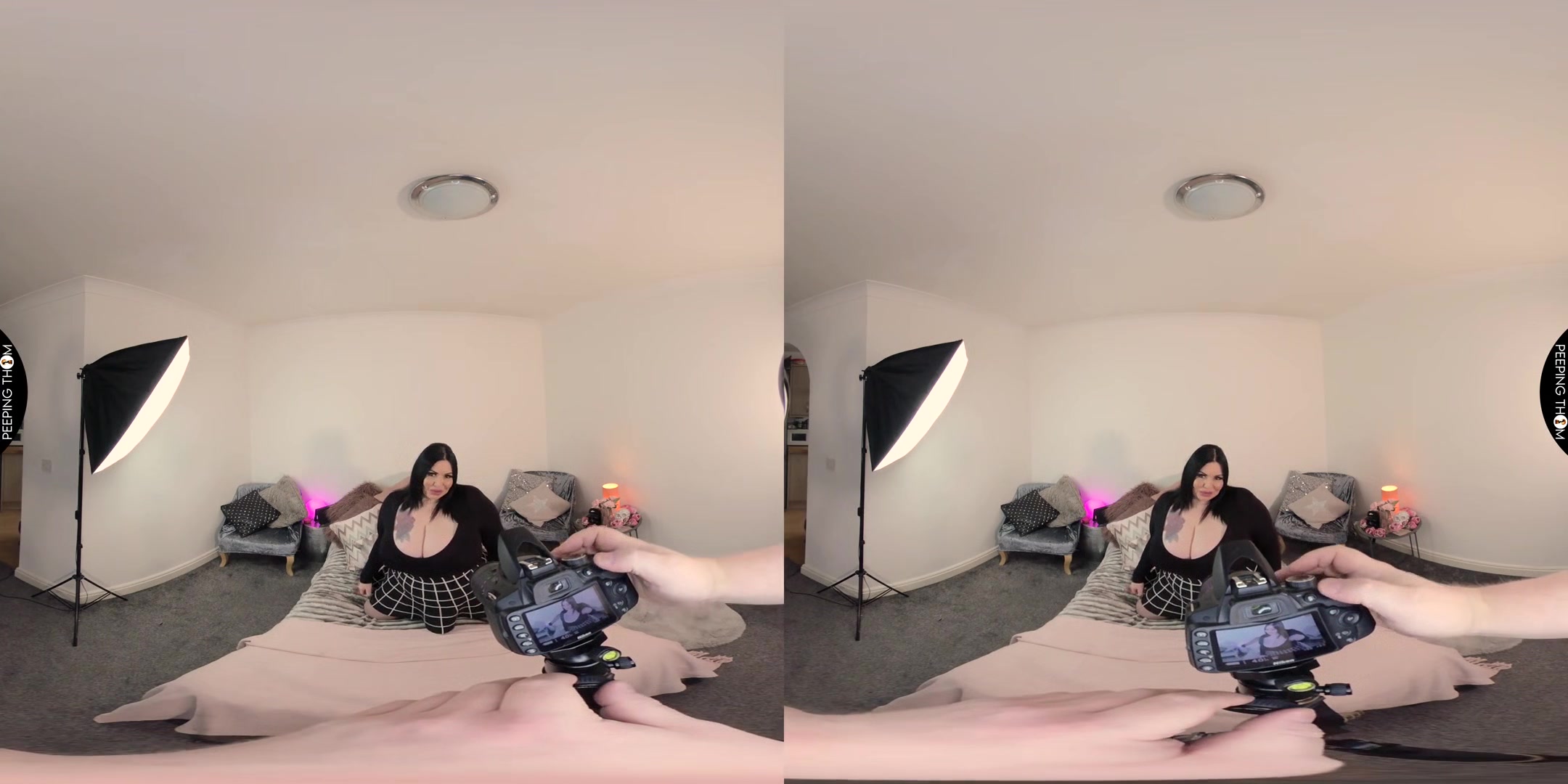 Mia and the Photographer; Big Tit British BBW POV VR Porn