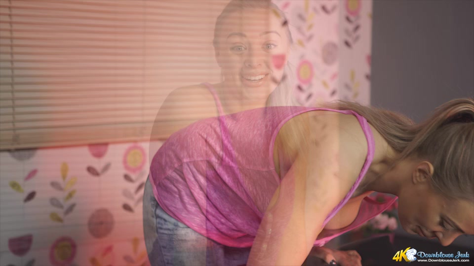 Beth in Titty Distraction - DownblouseJerk