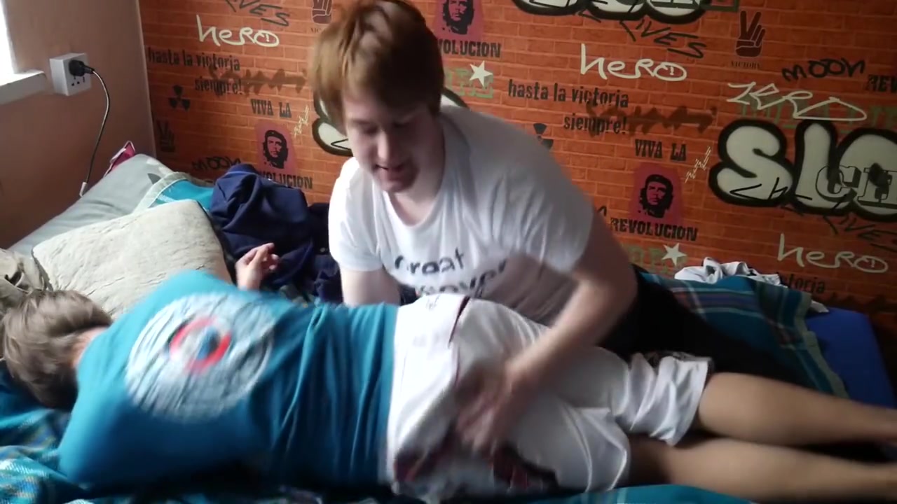 Boy Receives Spanking And I Prepare To Suck His Sweet Cock