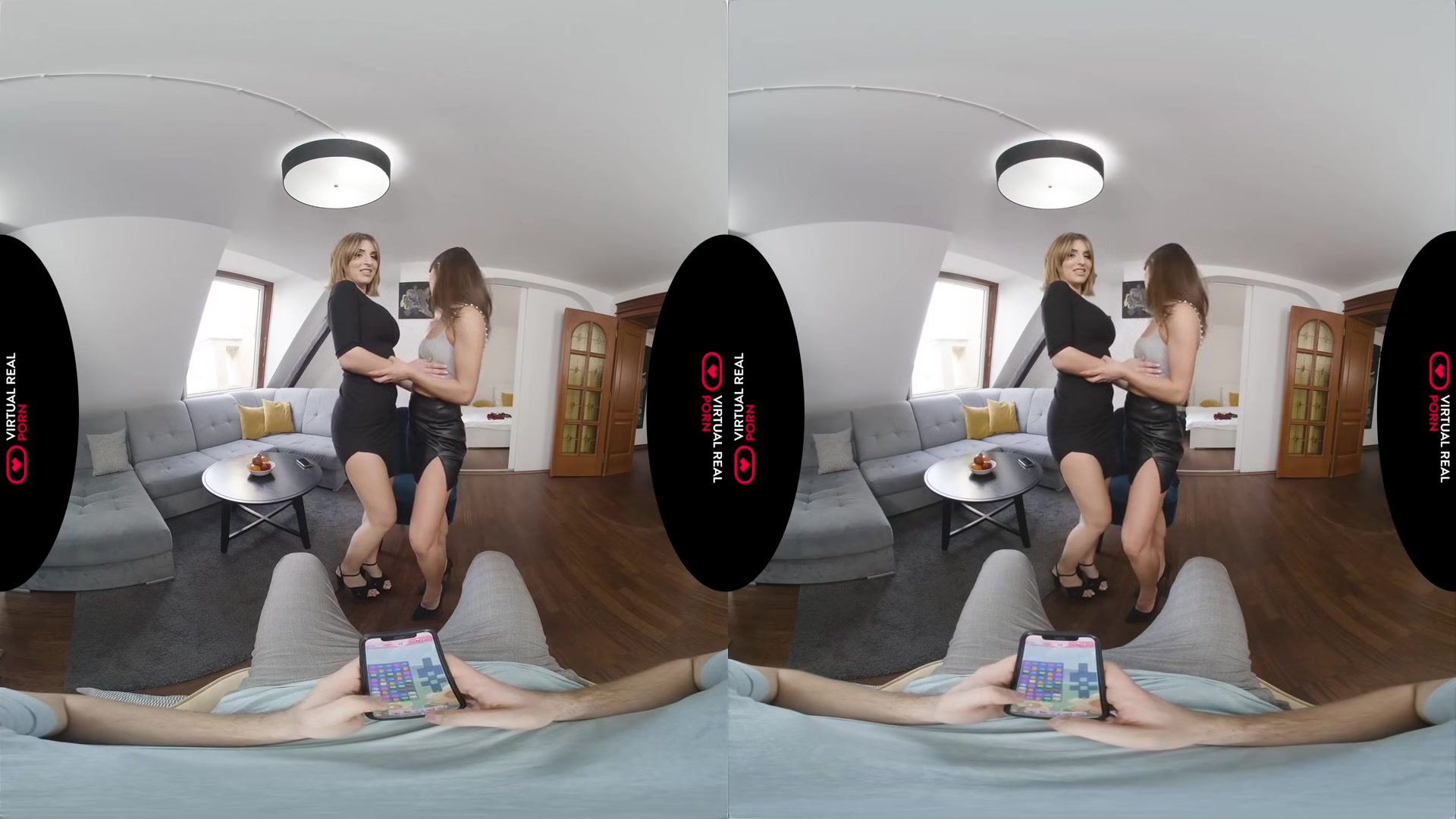 There's Always Something Fun to Do - Hot Threesome with Two Pornstars in Virtual Reality