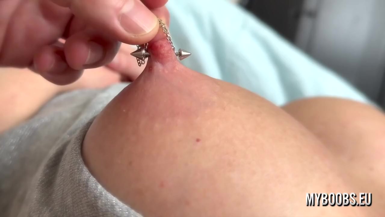 Hard Playing With Pierced Nipples With Milf Big Tits
