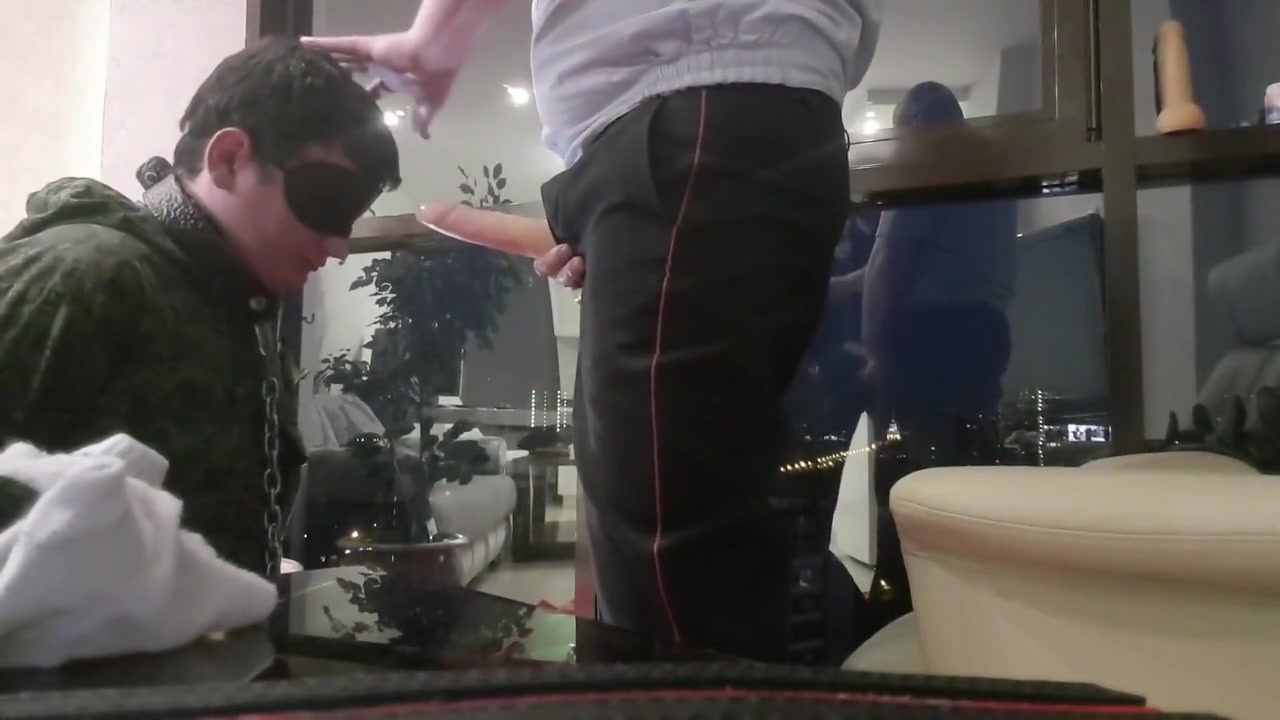 Crazy Hard Bdsm Threesome -young Military Slave And 2 Domins- Piss Slap Spank And Hard Mouth Fuck
