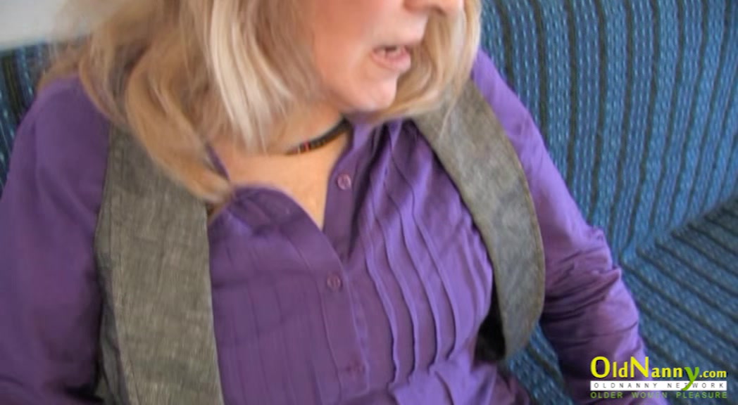 OldNannY Horny Mature Sofia Playing with Herself