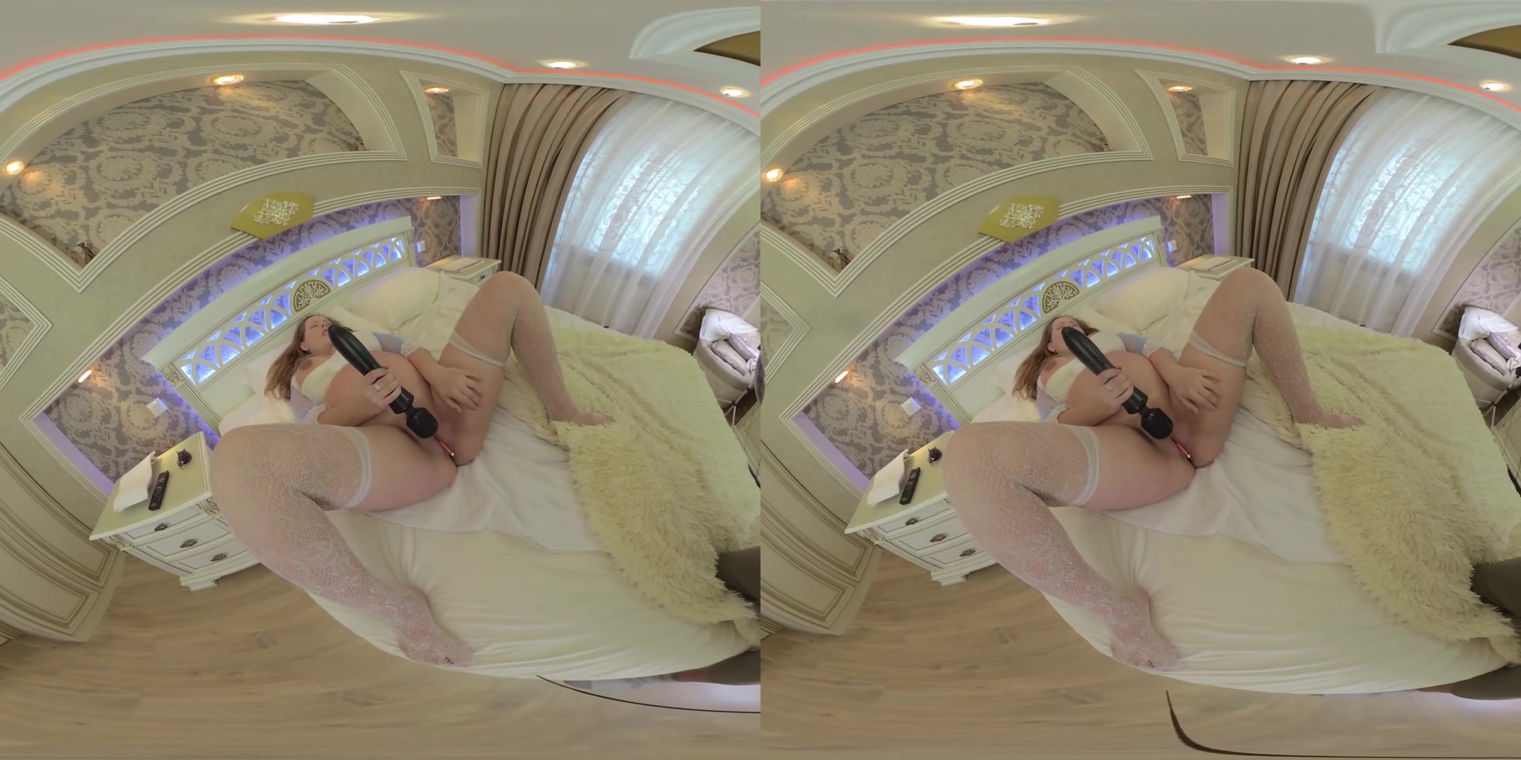 9th Month Krista Kali Plays With Toy Pussy In Bedroom With Some Squirt And Anal Fisting In Kabinet - VRmodels