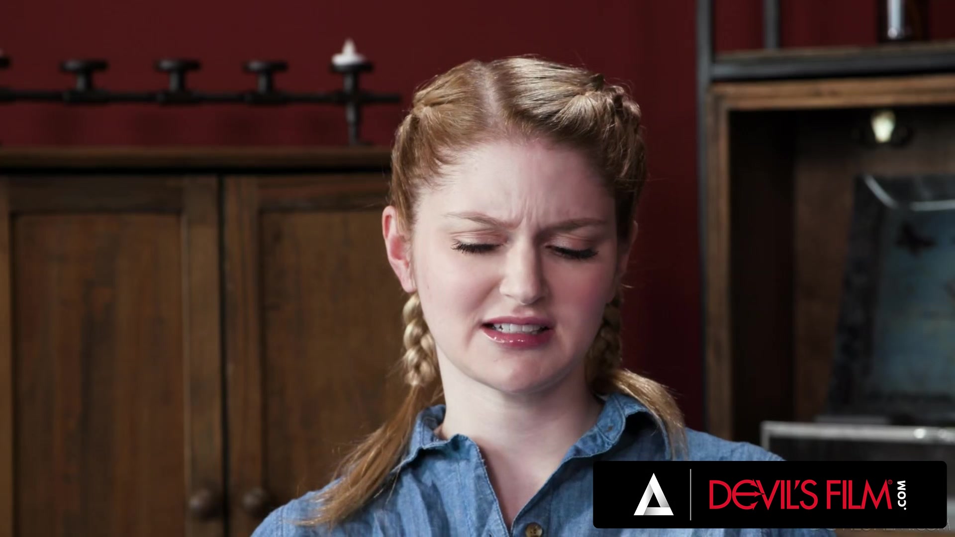 DEVILS FILM - Take A Ride On The Bi Train With Hottie Bunny Colby
