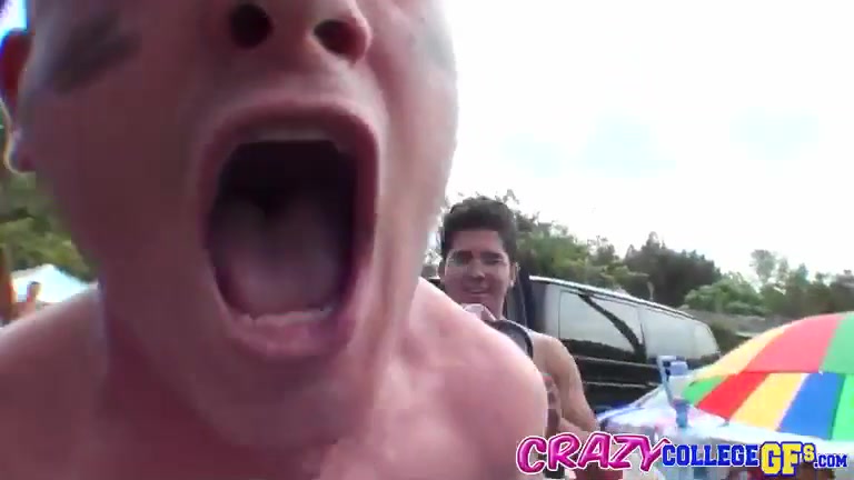 Tara in Team spirit - CrazyCollegeGFs