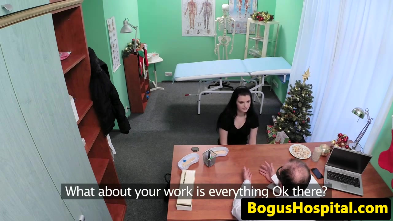 Euro amateur bentover and fucked by doctor