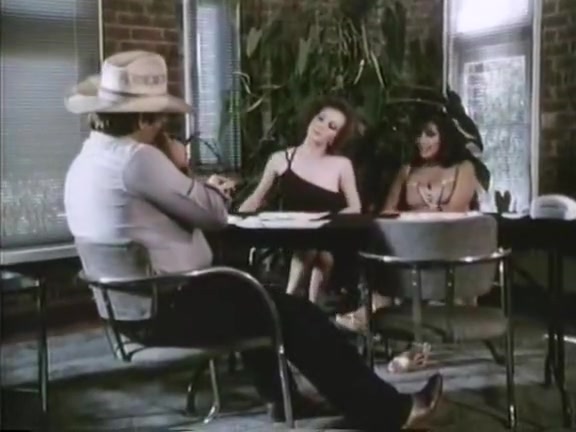 Veronica Hart, Lisa De Leeuw, John Alderman in classic porn video
