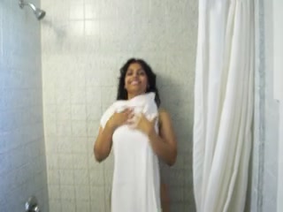 Recorded on camera my lovely Indian girlfriend showering