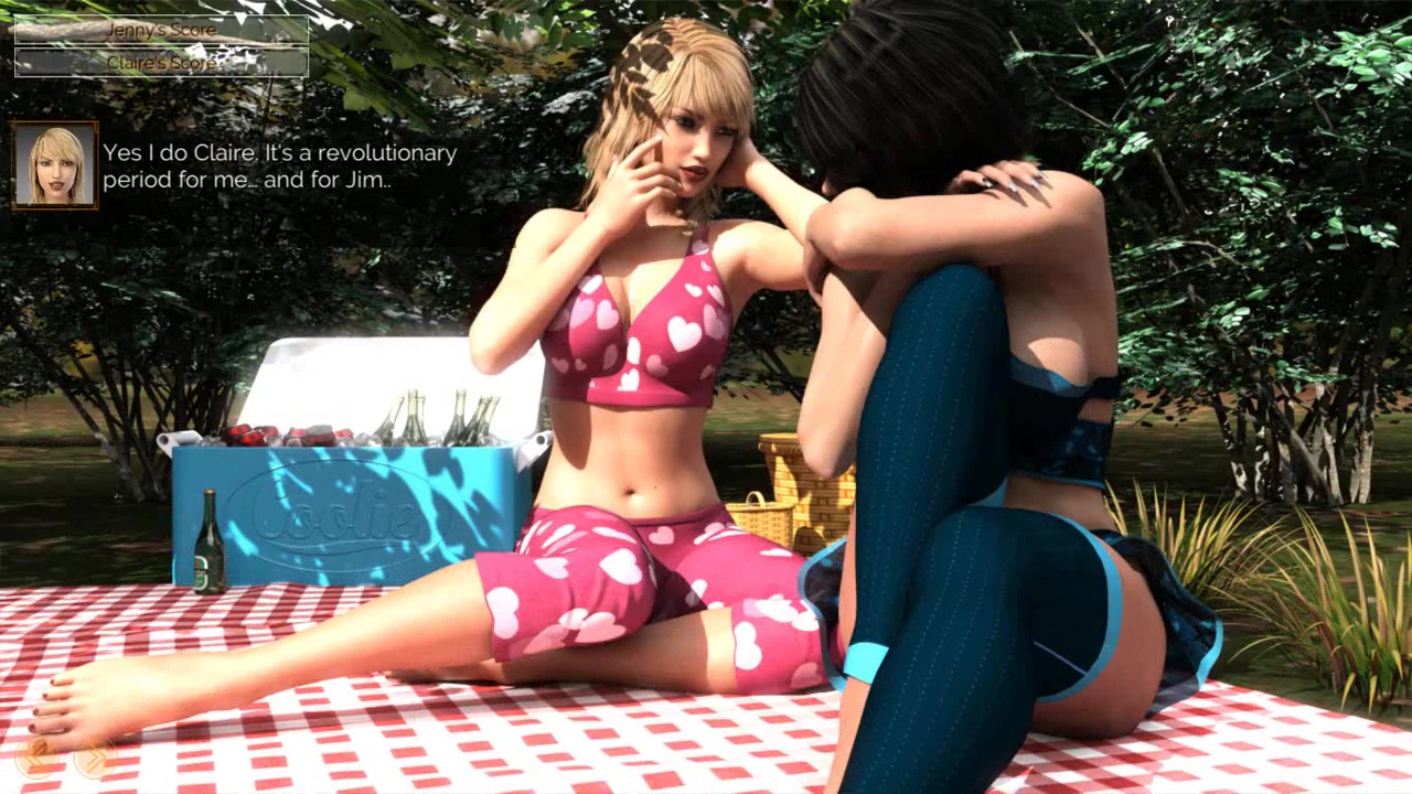 Happy Marriage Husband His Slutty Wife And Another Slut On Picnic Ep29