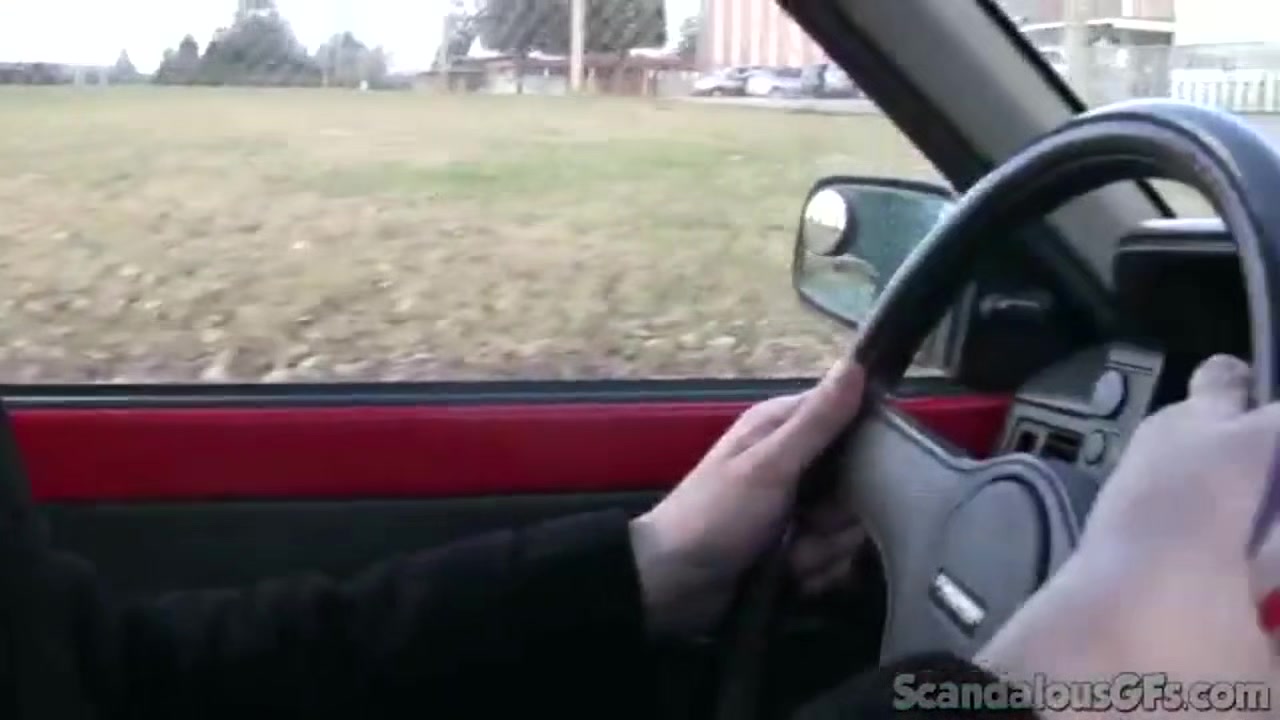 Amateur public slut sucks on little cock