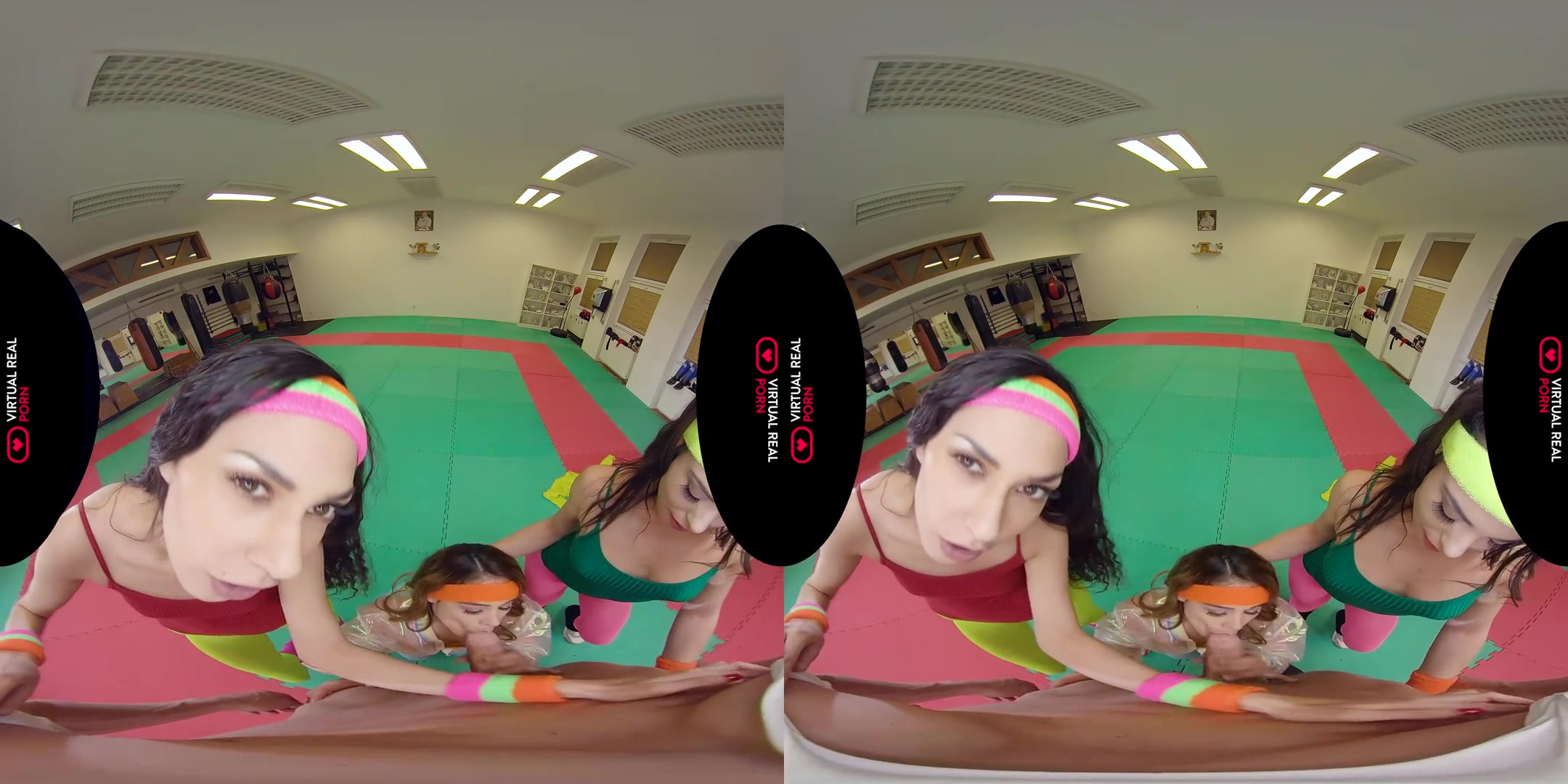 In The Back Of Aerobics - FFFM Orgy With Hot Pornstars
