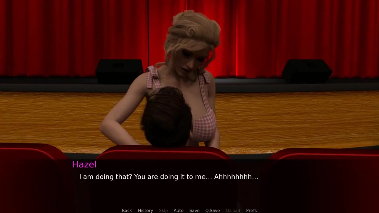 Nursing Back To Pleasure Hot Blonde Girl Having Sex In The Theater Room Ep 46