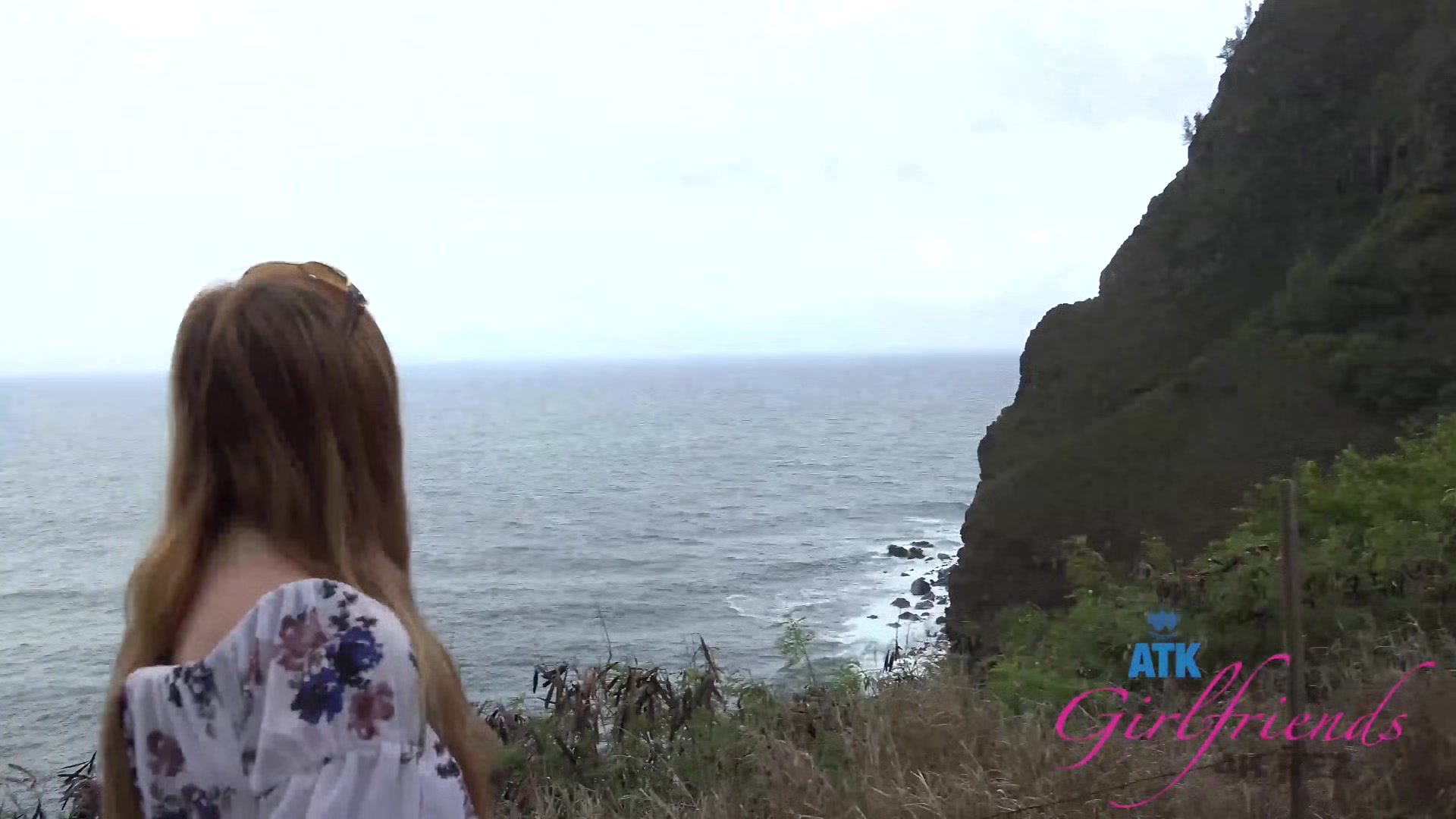 On A Short Hike Megan Gets A Little Naughty, And Pees For You To Watch