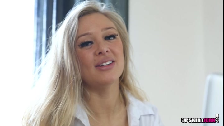 Beth "Teased By The Boss" - UpskirtJerk