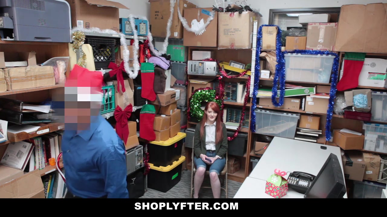 Shoplyfter - Red Headed Slut Offers Pussy For Stealing