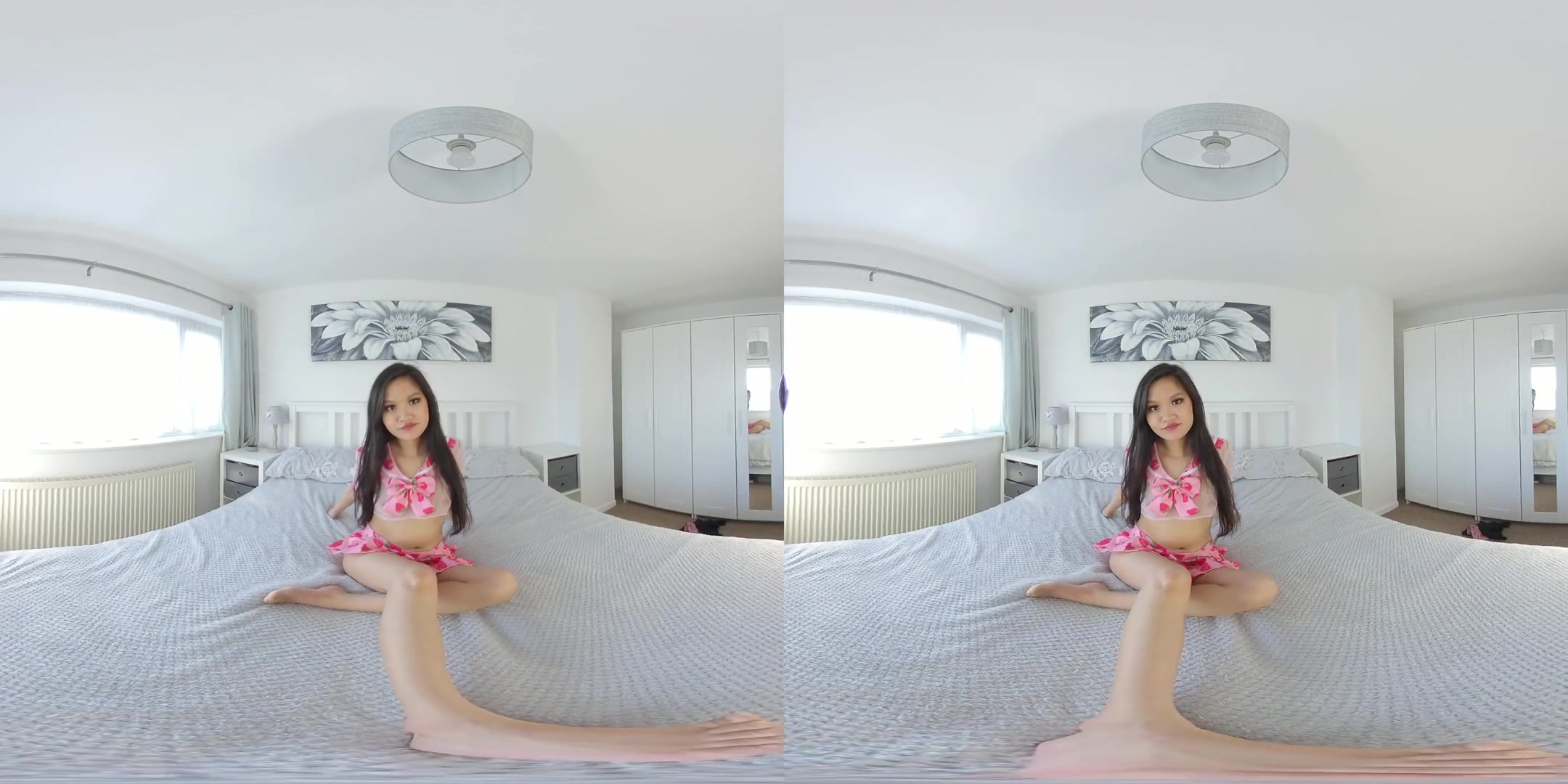 Louisa Lu, Strawberry JOI - Cute Asian Solo Jerk Off Instruction VR
