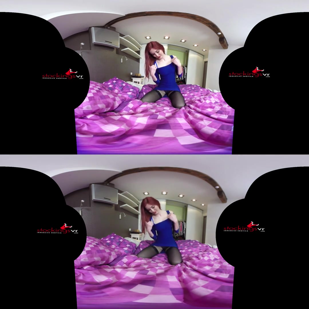 Kattie Gold in Rip My Nylons A Katy Gold Video - StockingsVR